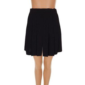 Vintage Karl Lagerfeld Black Fan Pleat Mini Skirt Size 36 US Small